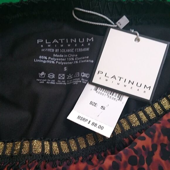 PQ Swim Platinum Swimwear Solange Ferrarini Wild Heart Bikini Set - Picture 8 of 10